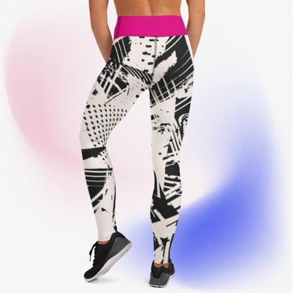 Funky Black and White Leggings
