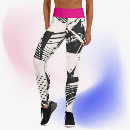 Funky Black and White Leggings