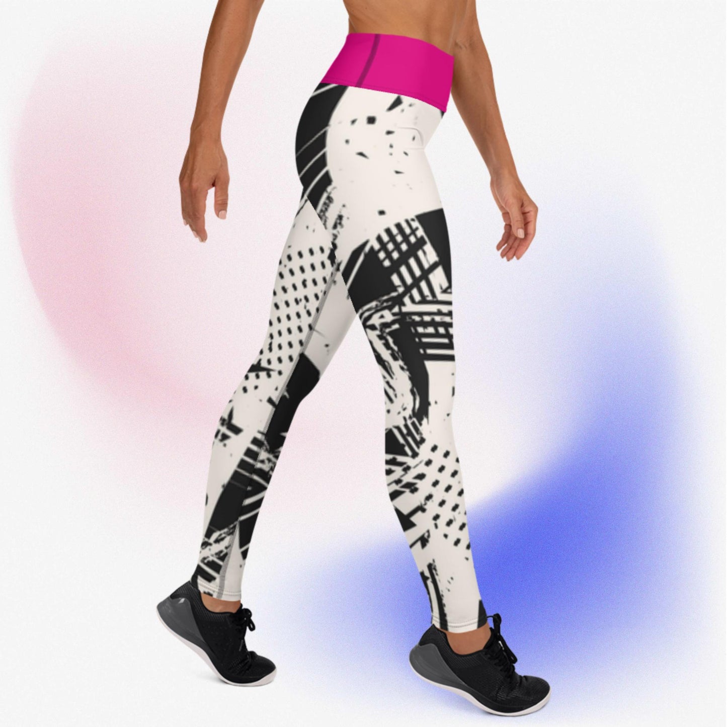 Funky Black and White Leggings
